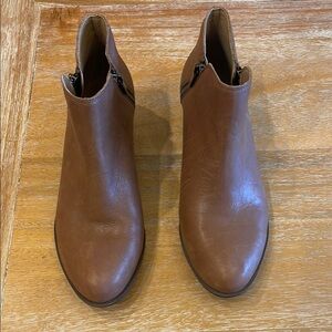 Lucky brand Burklee leather booties SZ 9